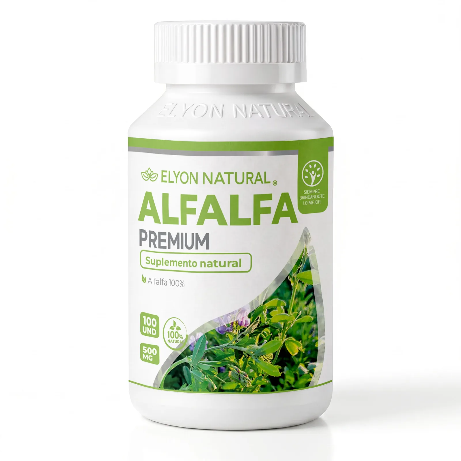 Alfalfa Premium 100 Cápsulas – Energía, Desintoxicación y Vitalidad Natural | Elyon Natural, imagen 1