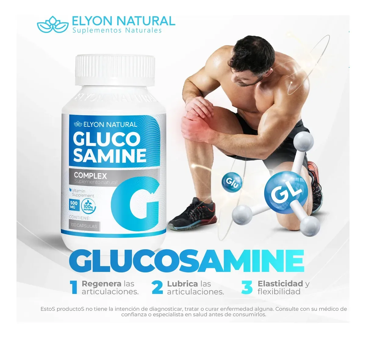 Glucosamine Complex en Cápsulas – Suplemento de Glucosamina para Articulaciones Sanas, imagen 4