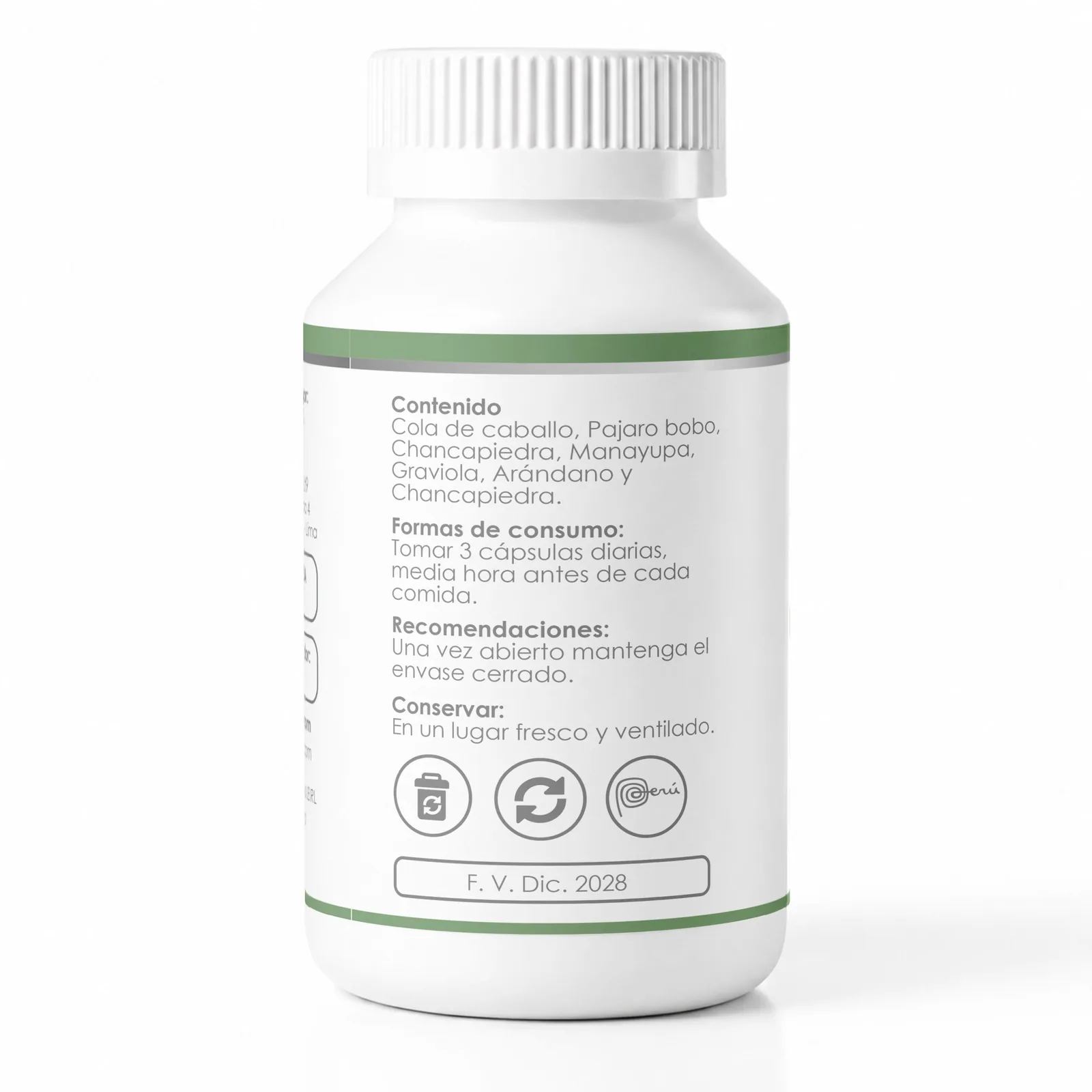 Cola de Caballo Complex x 100 Cápsulas | Diurético Natural para Riñones, Retención de Líquidos y Cabello Fuerte, imagen 3