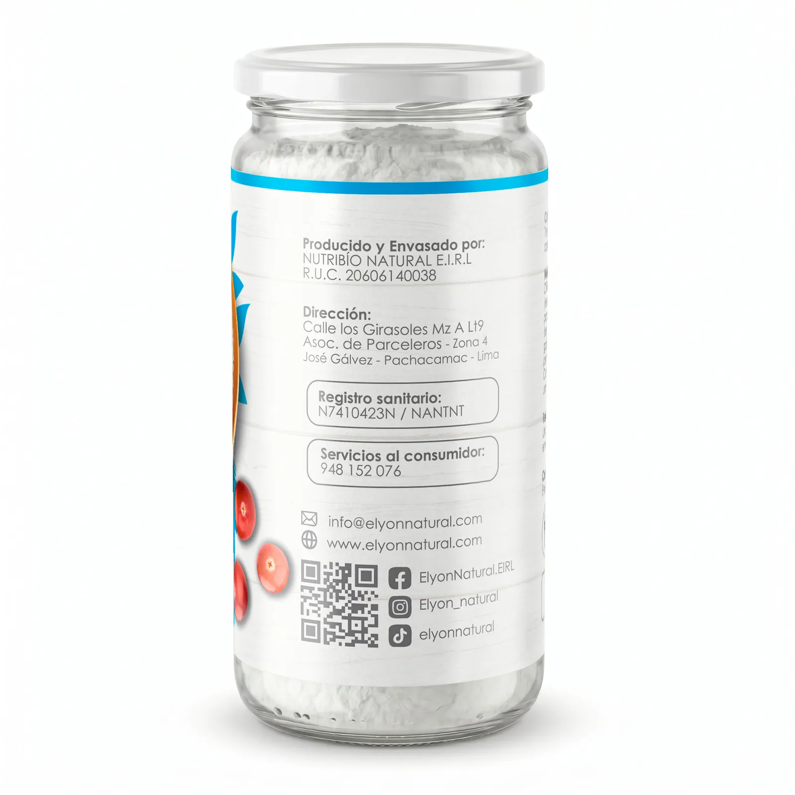 Treonato de Magnesio + Camu Camu 500g – Elyon Natural, imagen 2