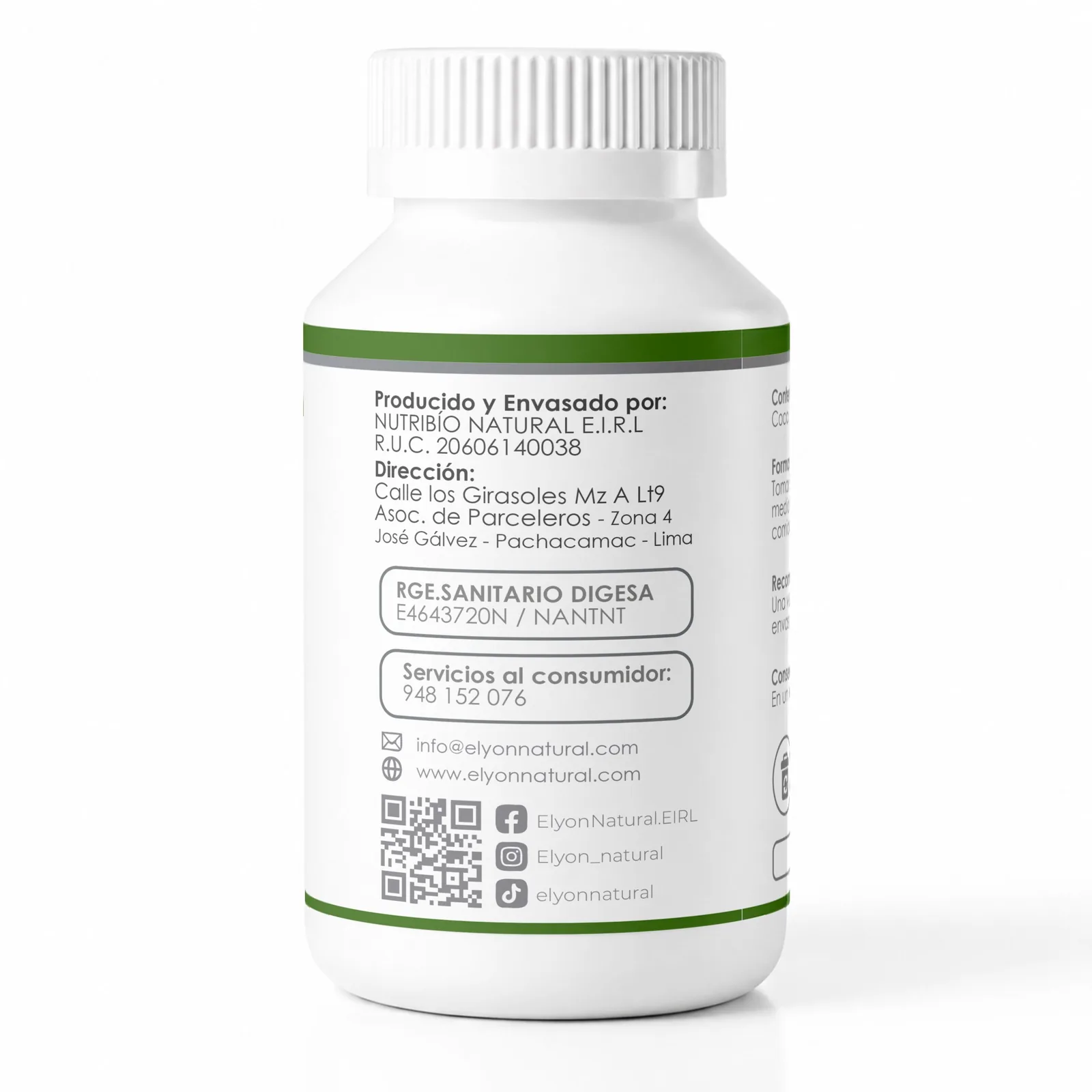 Coca Premium x 100 Cápsulas | Energía Natural y Vitalidad Andina | Elyon Natural Perú, imagen 2