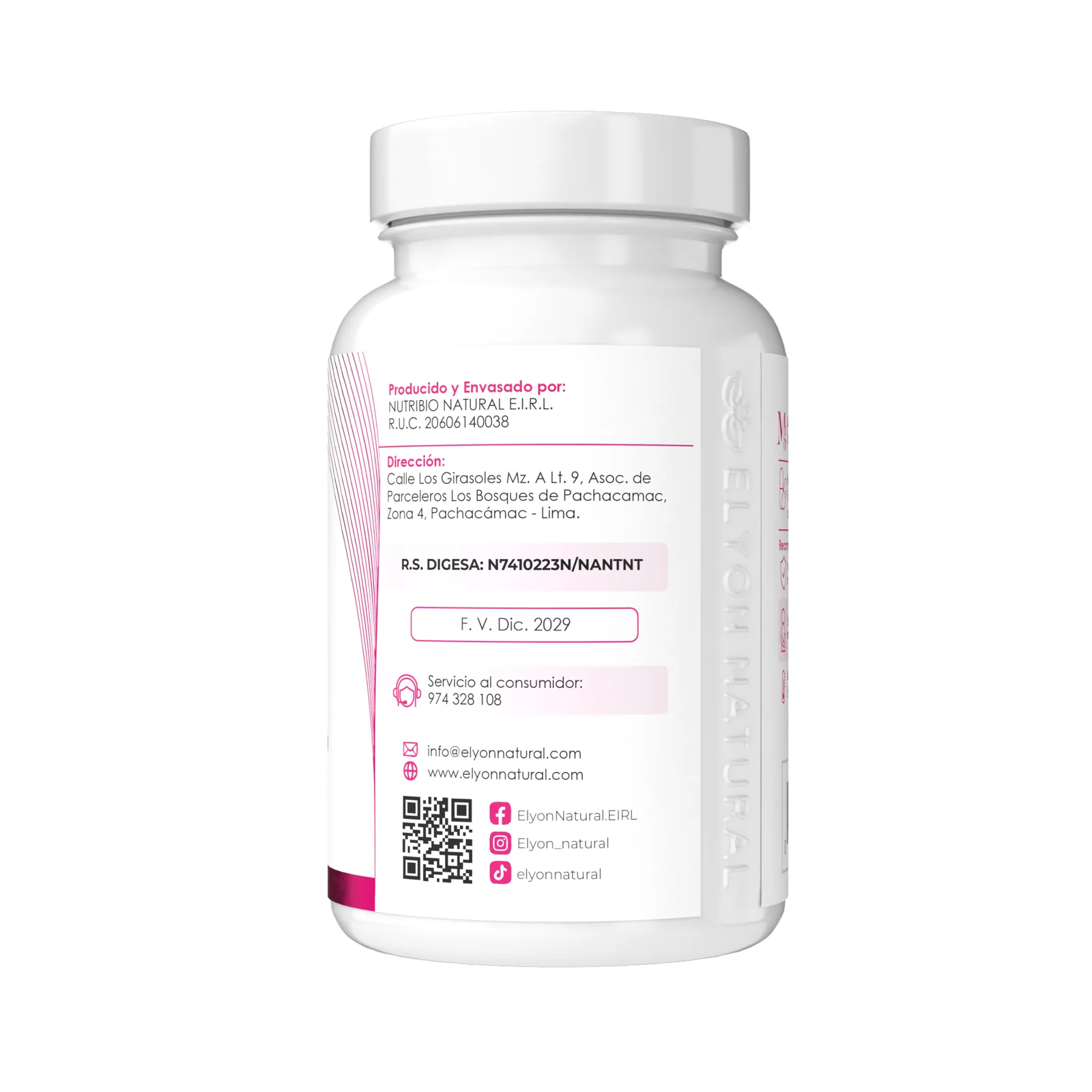 Glicinato de Magnesio + Camu Camu – Alta Absorción, Relajación y Energía Natural (100 cápsulas), imagen 2