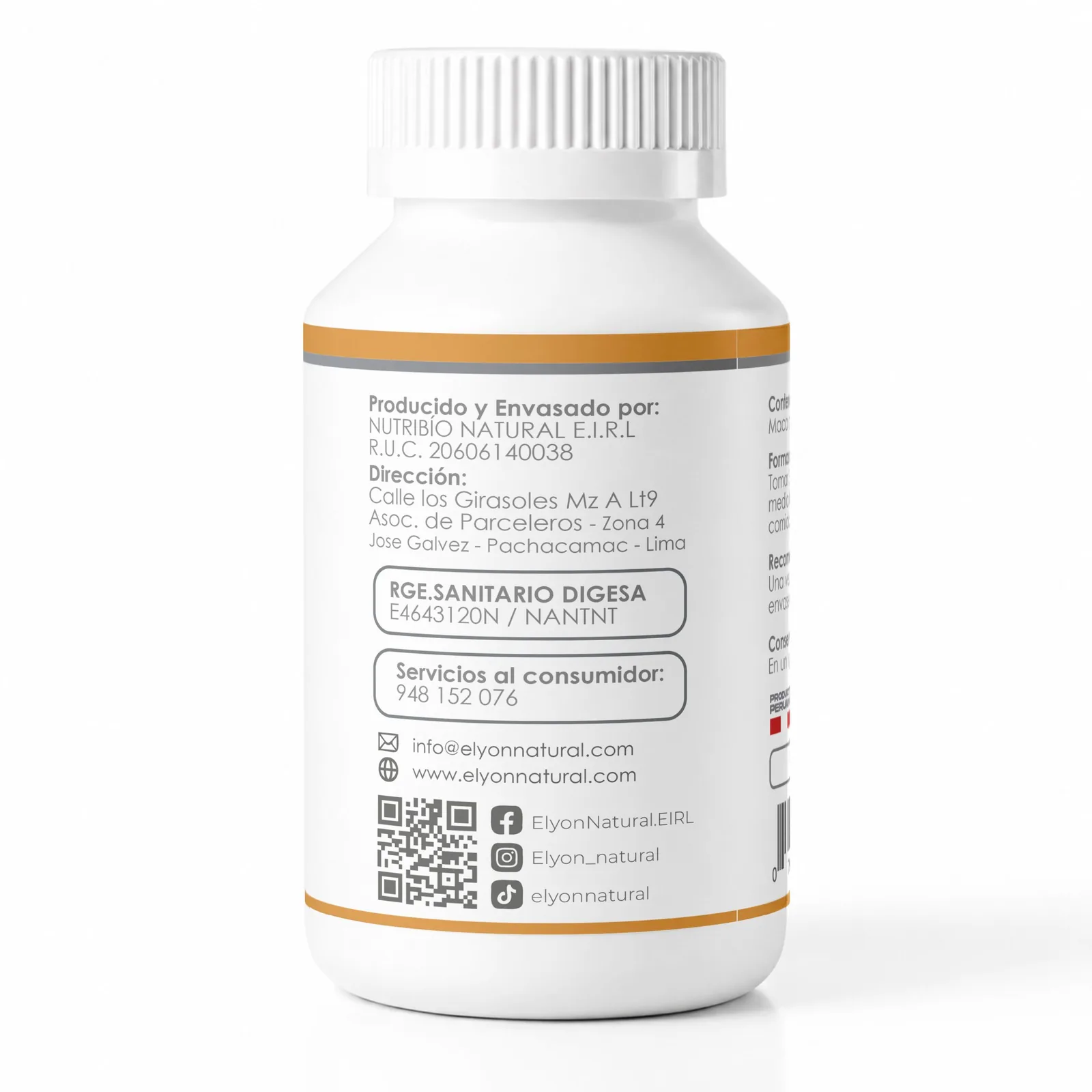 Maca Amarilla Premium x 100 cápsulas, imagen 2