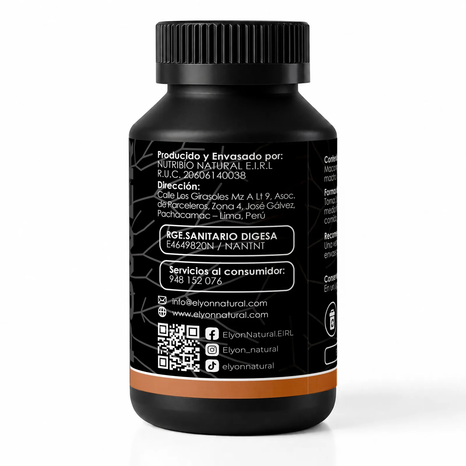 Frasco Maca Negra con Huanarpo Macho – 100unid, imagen 2