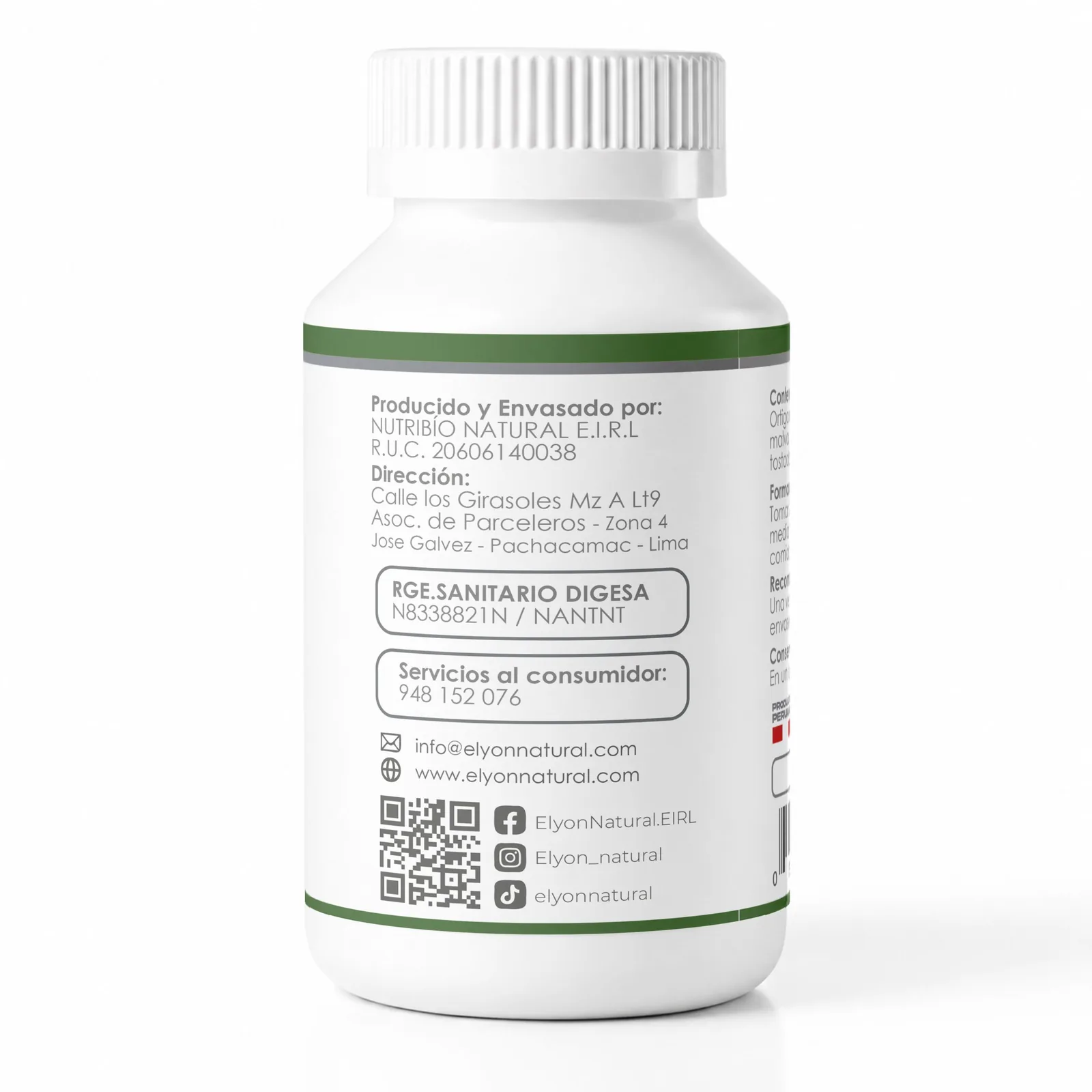 Ortiga Negra Complex x 100 Cápsulas – Detox Natural, Cabello Fuerte y Salud Prostata | Elyon Natural Perú, imagen 2