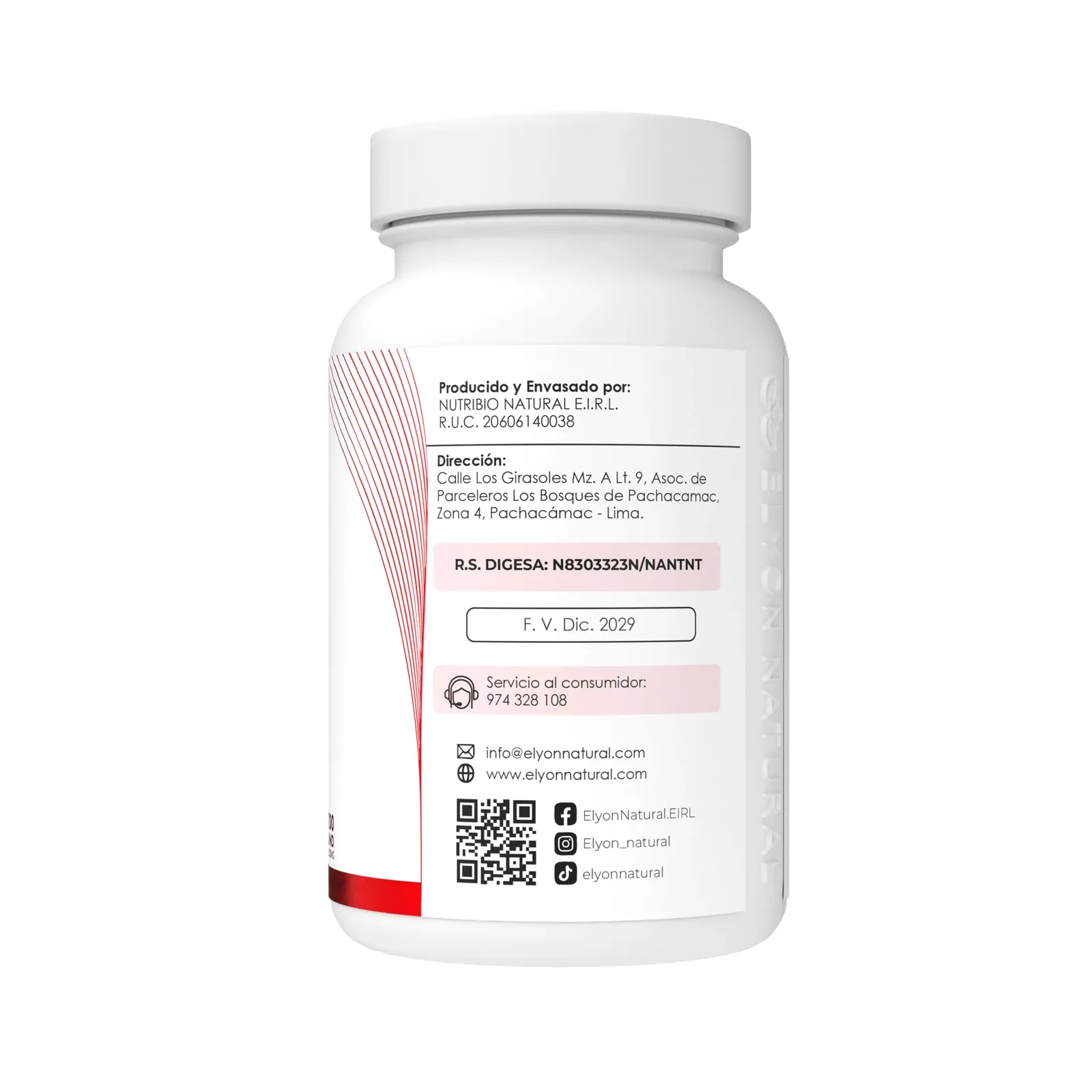 Complejo B – Complex x 100 Cápsulas | Energía y Vitalidad | Elyon Natural Perú, imagen 2