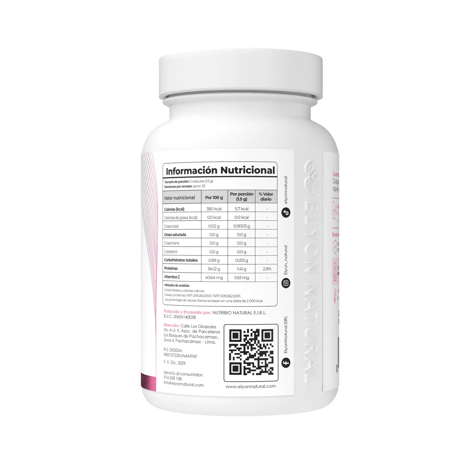 Menovital Fem Collagen | Alivio Natural Menopausia y Sofocos | 100 Cápsulas, imagen 2