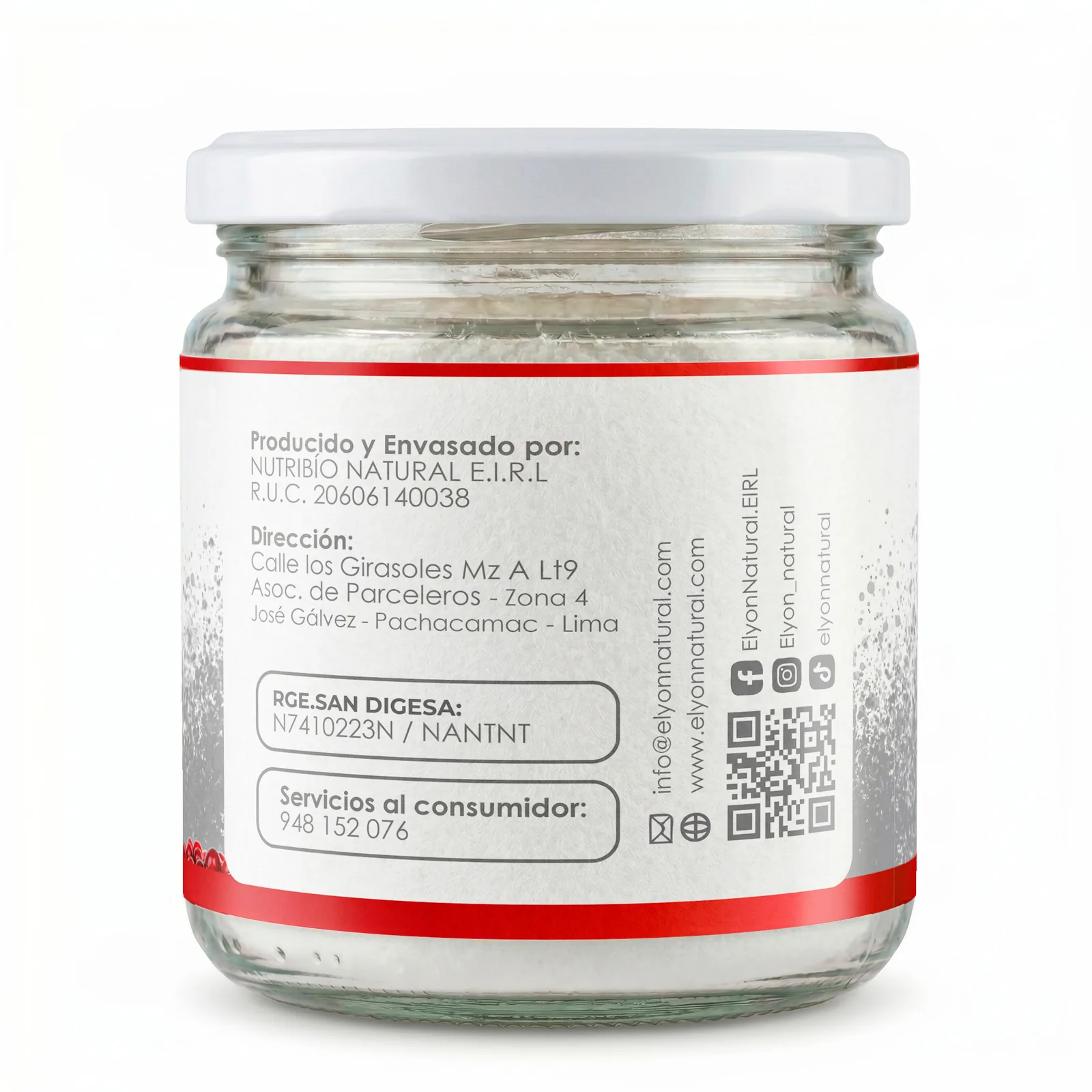 Citrato de Magnesio en Polvo Premium (Procedencia Alemana) 250g – Elyon Natural, imagen 2