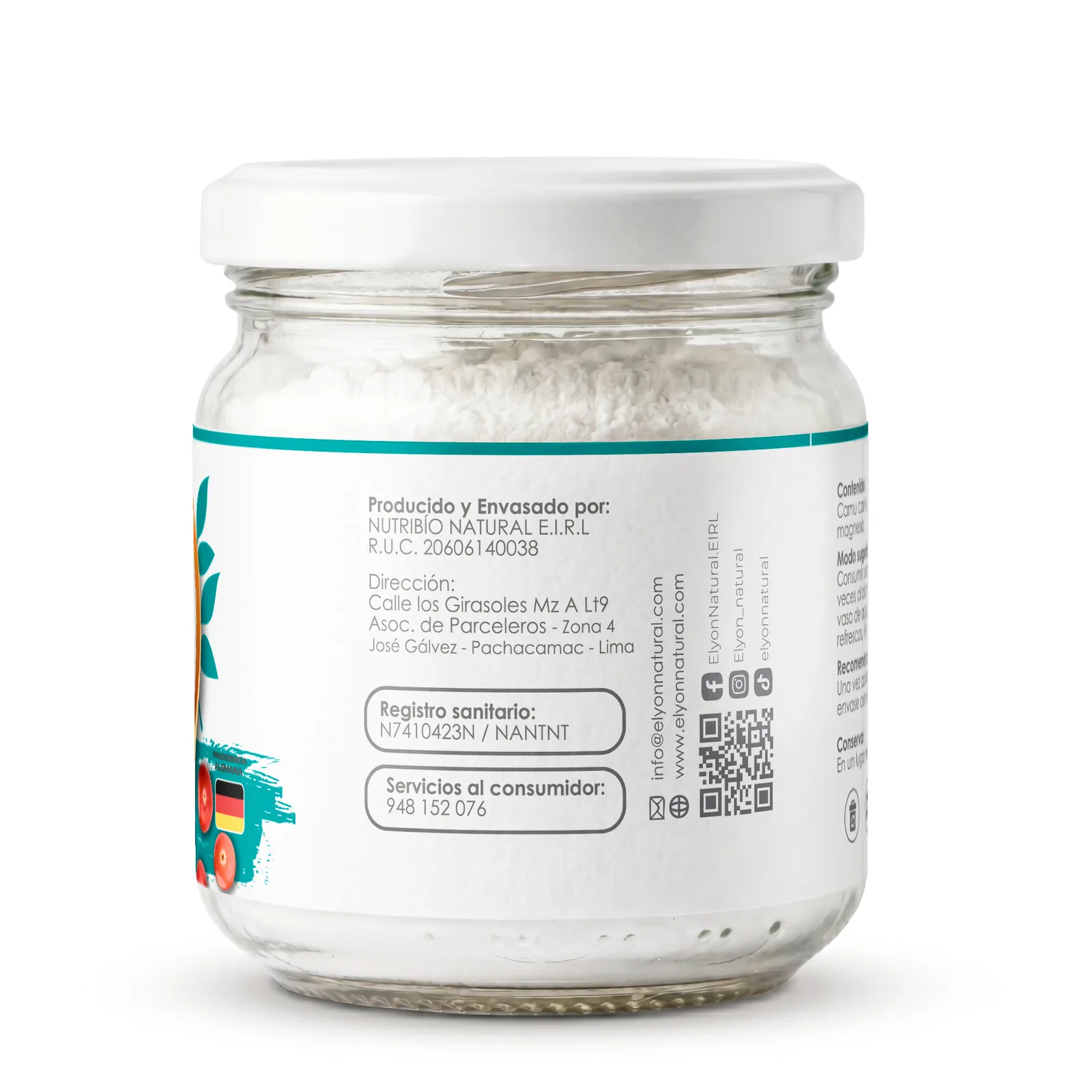 Sales de Epsom Polvo Instantáneo + Camu Camu 100g – Magnesio Natural y Vitamina C | Elyon Natural, imagen 2