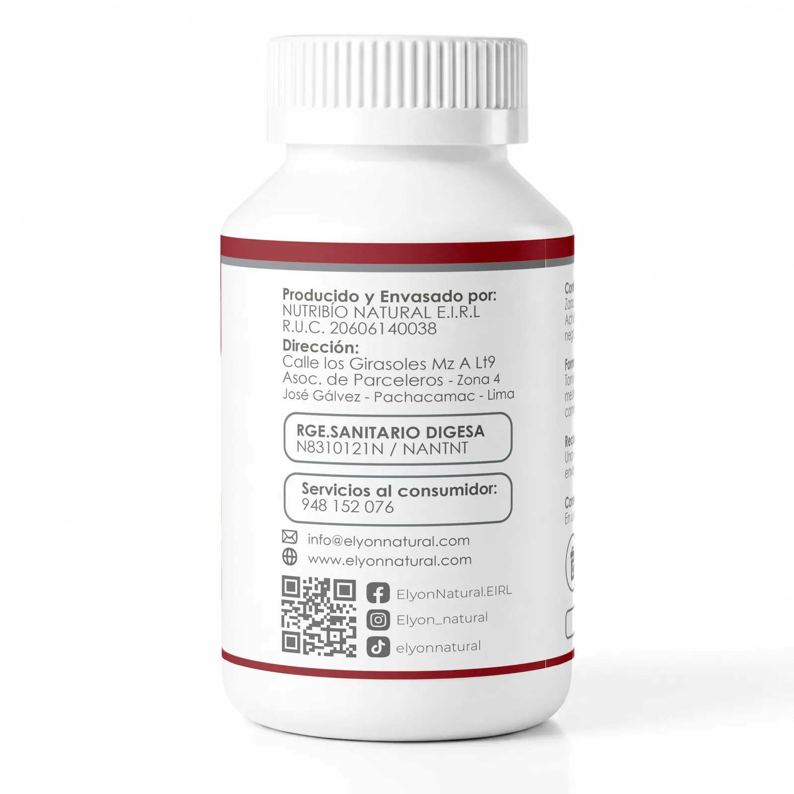 Zarza Parrilla Complex x 100 Cápsulas – Detox Natural y Limpieza de la Sangre | Elyon Natural Perú, imagen 2