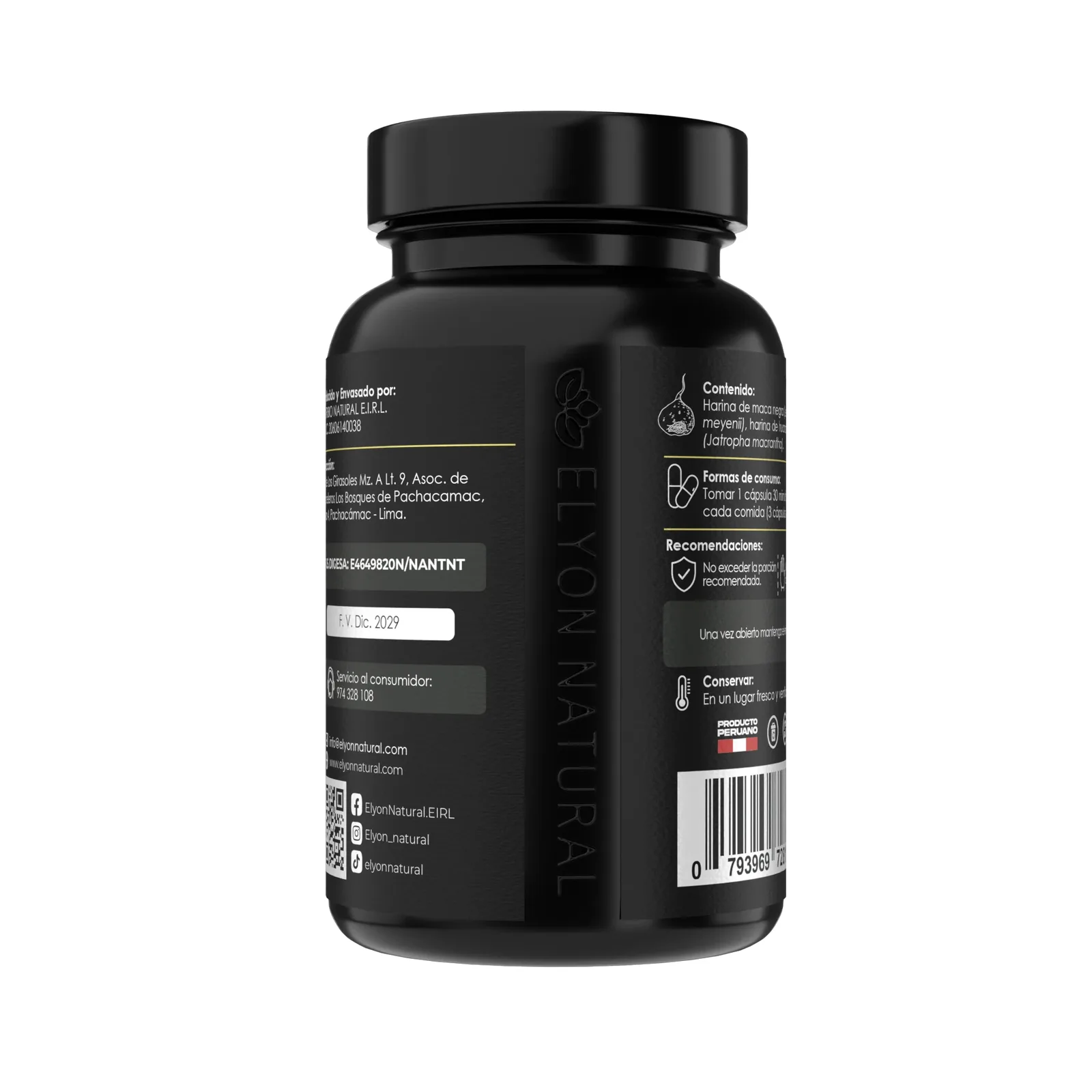Frasco Maca Negra con Huanarpo Macho – 100unid, imagen 3