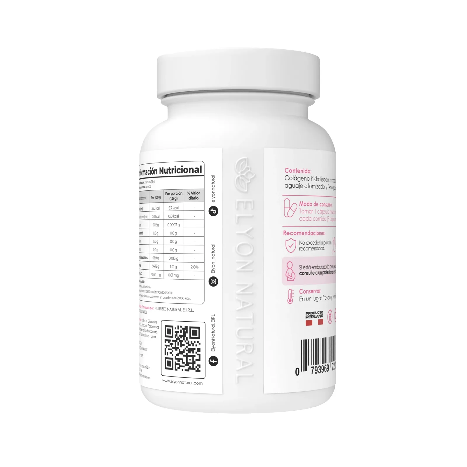 Menovital Fem Collagen | Alivio Natural Menopausia y Sofocos | 100 Cápsulas, imagen 3